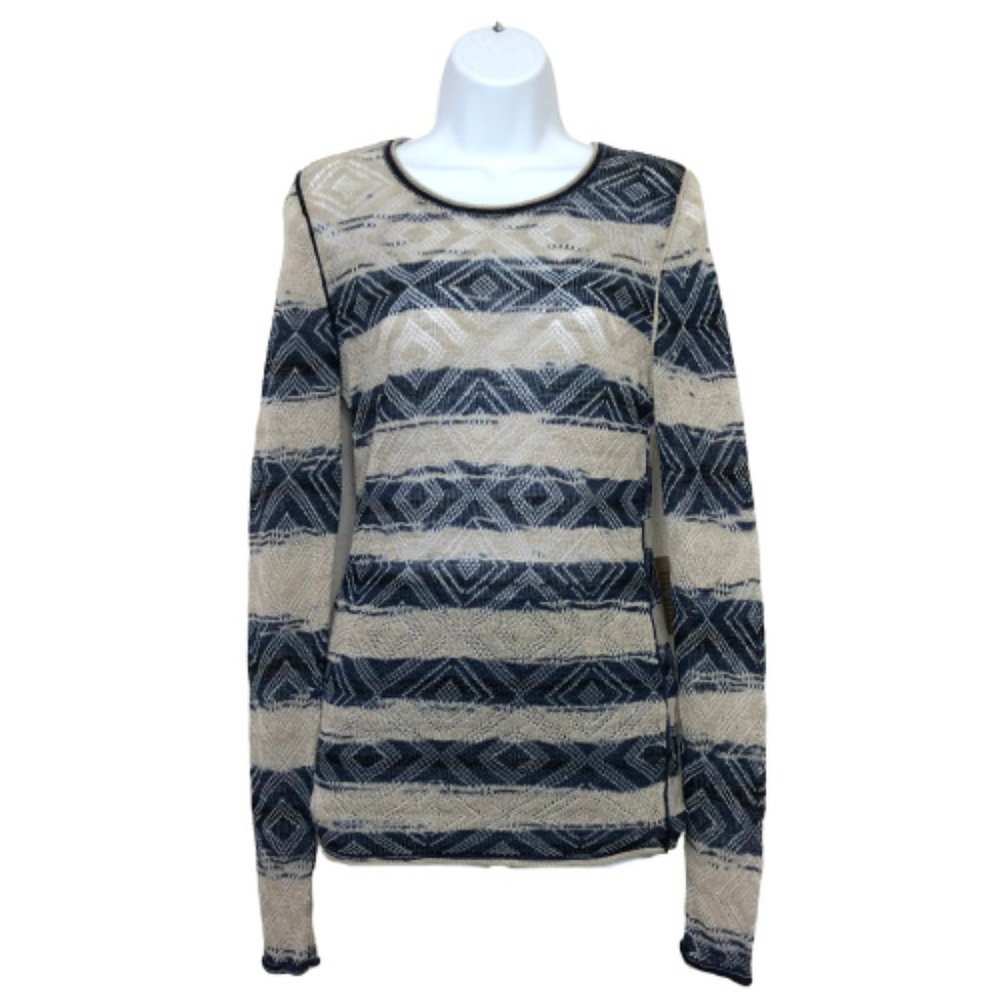 ⚡️NWT RACHEL RACHEL ROY Blue Cream Sweater D16